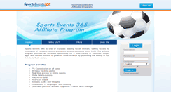 Desktop Screenshot of aff.sportsevents365.com